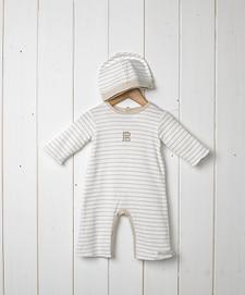 鿴Ʒ:Baby Stripe Romper & Hat